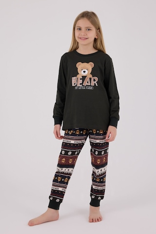 Arnetta Kız Çocuk Antrasit Pijama Takımı Ar3461-c-v1 Antrasit