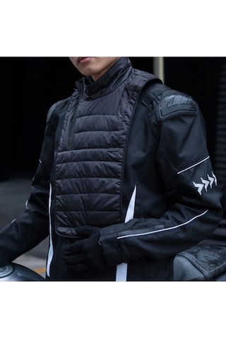 Motoanl Motosiklet Rüzgar Geçirmez Polar Boyunluk Siyah