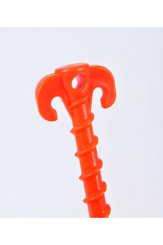 İntercamp 6' Li 24 Cm Çadır Kazığı, Çakma Kazığı, Çadır Sabitleme Kazığı, Kancalı Kazık, Plastik Çok Renkli