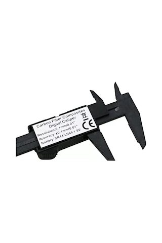 150 Mm Dijital Kumpas Elektronik Fiber Karbon Kaplı Plastik - Kumpas - 4 Ay