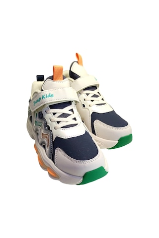 Jump 31098 Çocuk Sneaker Spor Ayakkabı Bej / Lacivert Bej - Lacivert