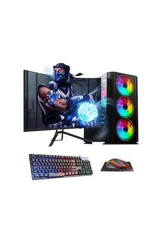 Ramtech DGX51 Pro R5-3600 32 GB 512 GB SSD 8 GB RX580 24" 165Hz Dos Masaüstü Oyuncu Bilgisayarı