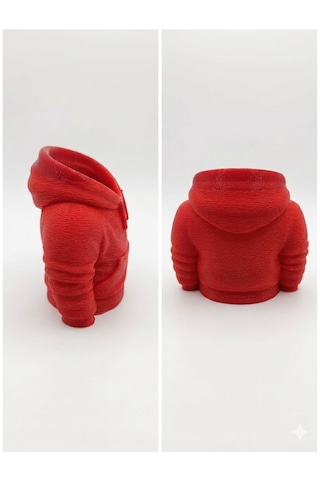 Hoodie Kalemlik - 3d Baskı Pürüzlü Yüzey
