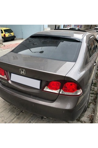 Honda Civic Uyumlu Yedek Parça Arka Cam Üstü Spoiler İnce Model 2