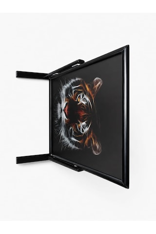 B1 70x100 Cm Siyah Çift Iki Taraflı Kısa Ayak Alüminyum Reklam Poster Kaldırım Pano