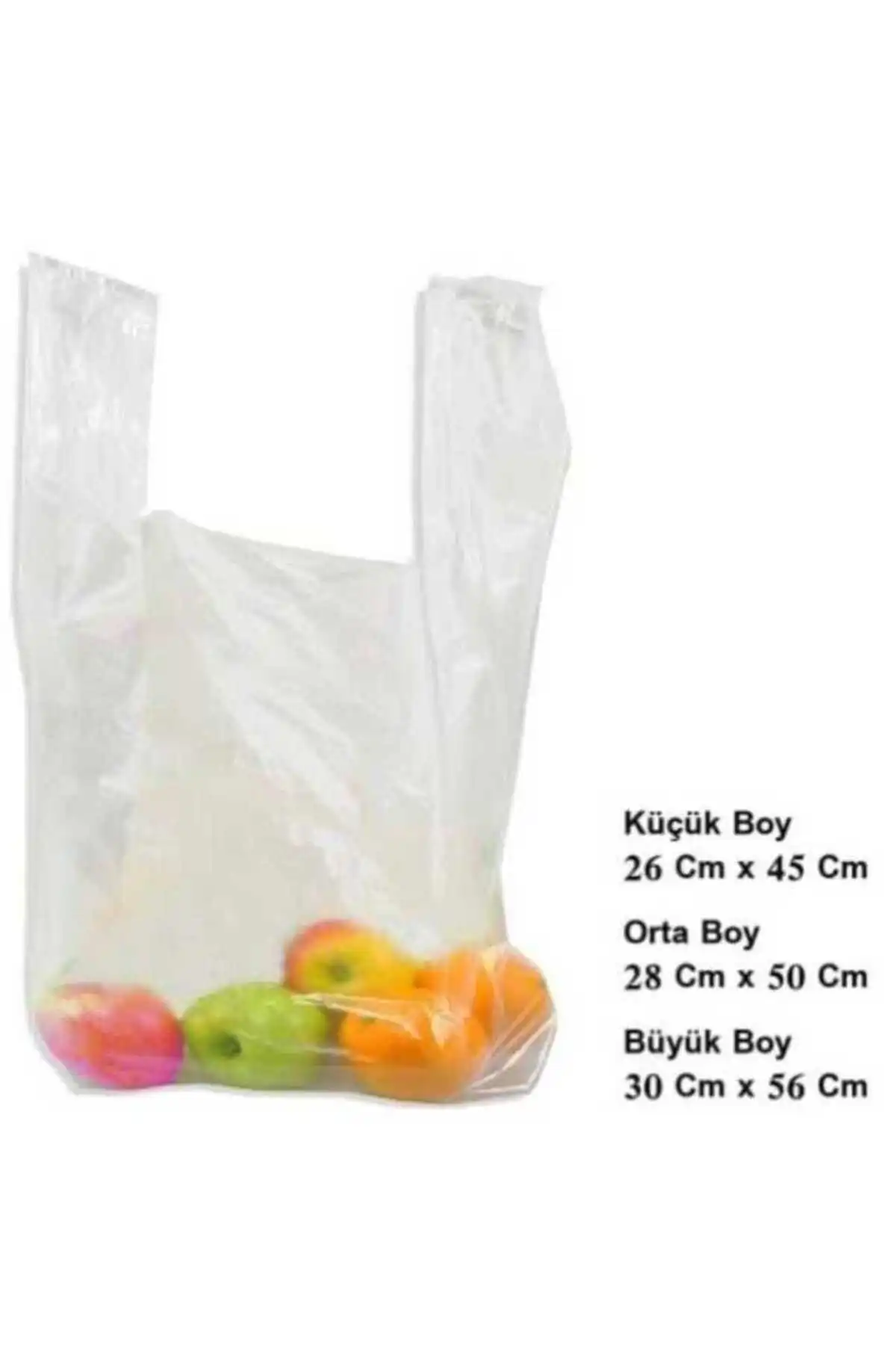 Küçük Boy Plastik Poşet 26x45 Cm 500 Adet Market & Ambalaj İçin Uygun