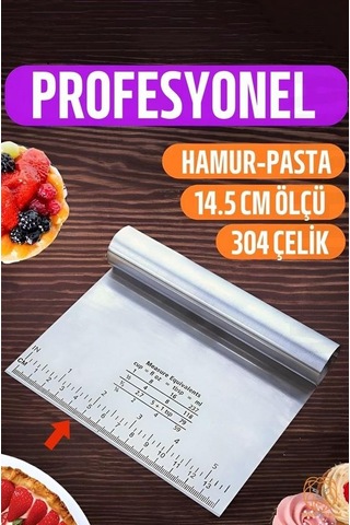 Zhltools Hamur Kesici Spatula Gümüş