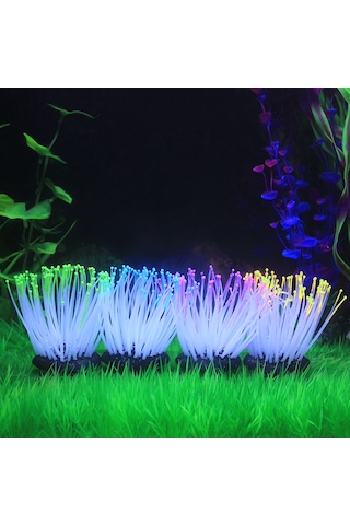 Xiyyadms Mavi Silikon Deniz Anemonu Dekoru: Akvaryum Tasarımı İçin Gerçekçi Ve Güvenli Aksesuar