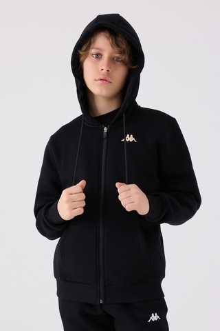 Kappa Erkek Çocuk Siyah Hırka 361w1lw-c-v2