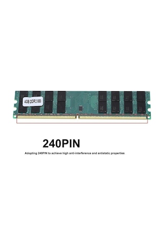Springsun Ddr2 Masaüstü Bellek Çubuğu 240pin 4gb Ram 800mhz Veri İletim Devre Modülü Kartı Amd Anakartlar İçin Yedek