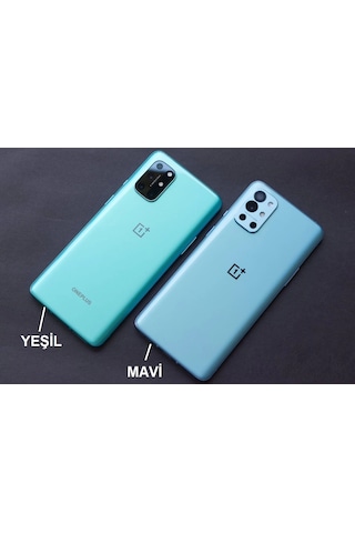Oneplus 9r Arka Kapak Pil Kapağı - Mavi