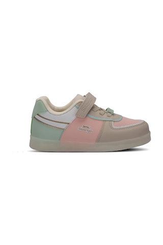 Slazenger PERLE Çocuk Cırt Cırtlı Bej Sneaker