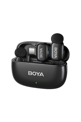 Boya Mini 2 Aı Kablosuz Yaka Mikrofonu Type-c Mat Siyah - Sku02