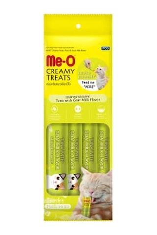 Ayrex Creamy Treats Kitten Ton Balığı Ve Kedi Sütlü Yavru Kedi Ödülü 15gr 4lü