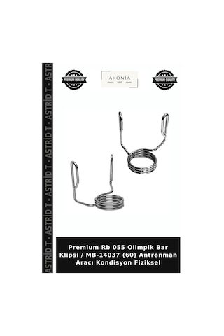 Premium Rb 055 Olimpik Bar Klipsi / Mb-14037 60 Antrenman Aracı Kondisyon Fiziksel