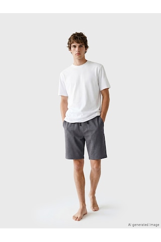 Lc Waikiki Lc Waıkıkı Lacivert Standart Kalıpı Erkek Pijama Alt Şort