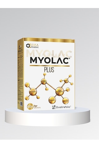 Myolac Plus 60 Saşe Myo-İnositol Alfa-Laktalbumin Astaksantin Folik Asit Krom Pikolinat Selenyum İçeren Takviye Edici Gıda