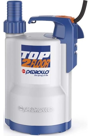 Pedrollo Top2 Floor Sıfırdan Emişli Plastik Gövdeli Drenaj Dalgıç