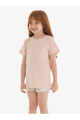 Blackspade Kız Çocuk T-shirt 60571 - Pudra Pembe