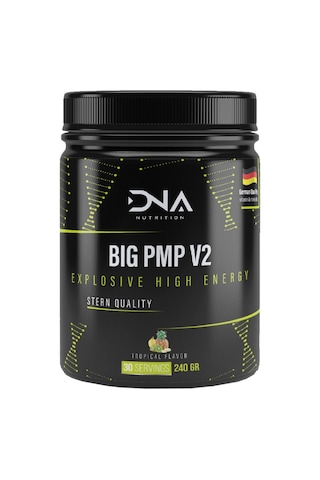 DNA Nutrition Big Pmp V2 Pre-Workout  240gr - Tropik Meyve Aromaı