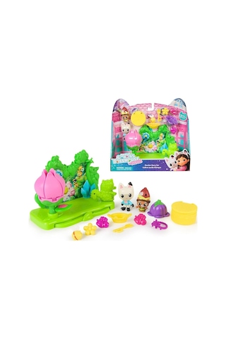 1008538 Sun-spm-figür Set Gabby S Dollhouse Bahçe Seti 12 Prç.