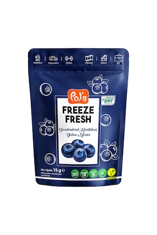 Pol's Freeze Fresh Bütün Yaban Mersini 15 G