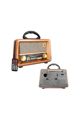 Everton RT-817BT Nostalji Şarjlı Pilli Radyo