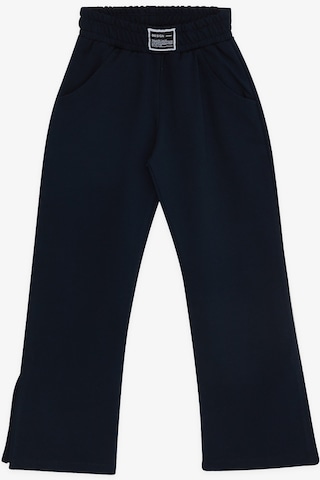 Breeze Kız Çocuk Eşofman Altı Paçası Yırtmaçlı 8-14 Yaş, Lacivert