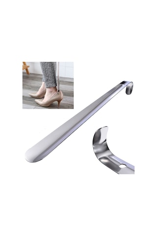 Çelik Krom Kaplama Ayakkabı Çekeceği Kalın Kerata 50 CM