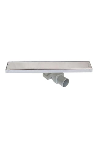 Sukar Line 4E Plain 50 cm Paslanmaz Çelik Izgaralı Krom Duş Kanalı 1154-1035050-01