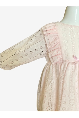 Flexi Kız Bebek Elbise-485 Pembe