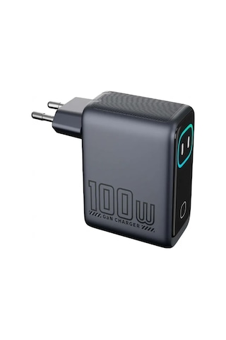 Gan Power Gn-03 100w 3 Portlu Gan Hızlı Şarj Cihazı + 60w Hızlı Şarj Kablosu Hediyeli - Tft Akıllı Renkli Ekran, Bot İfadesi Animasyonlu Adaptör .