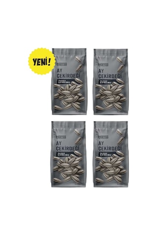 Siyah Ay Çekirdeği Tuzsuz Kavrulmuş Kilitli Paket 180 Gr 4 Adet Toplam 720 Gr
