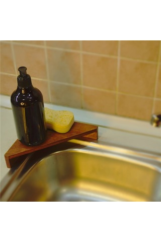 Ayaklı Üçgen Stand Suya Dayanıklı Mutfak Lavobo, Tezgah Köşe Organizer