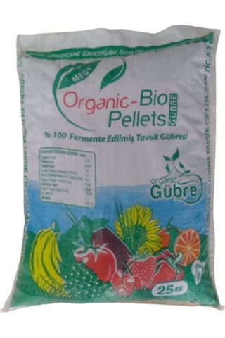 Organic-Bio Femante Edilmiş Tavuk Gübresi 25 KG