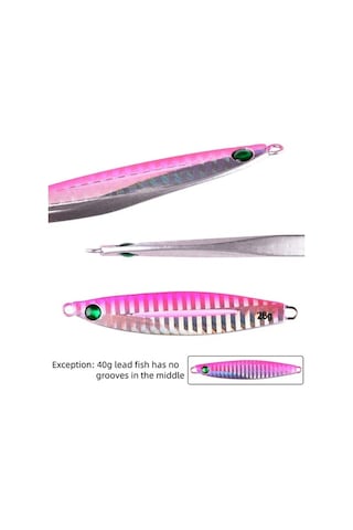 Tongxida 5 Adet Metal Jig Kaykik Seti 7-40g Kiyı Atma Levrek Yem A 40g Renk: 20 Renk