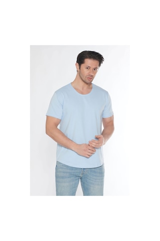 Black Horn Erkek Pis Yaka %100 Pamuk Salaş T-Shirt