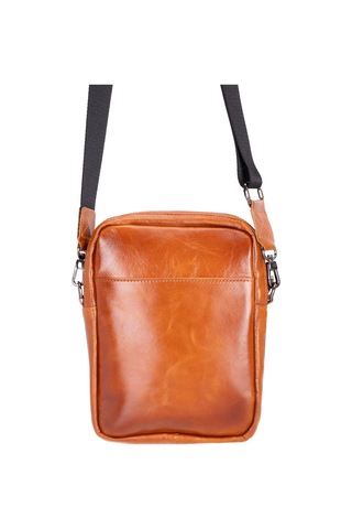 Bloominbag Bloombag Cognac Brown Hakiki Deri Crossbody Çanta Taba