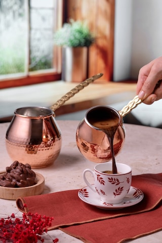 Emsan Göbeklitepe Bakır Cezve 8 Cm