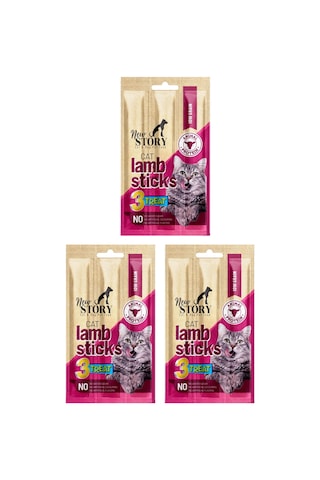 Cat Lamb Stick 3 Adet 3x5gr. Kuzu Etli, Çubuk, Kedi Ödül Maması