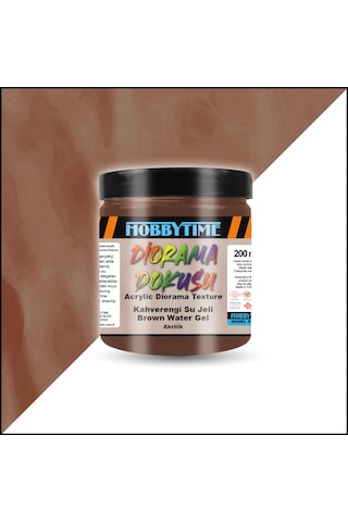 Hobbytime 604 200 Ml.. Kahverengi Su Jeli Brown Water Gel