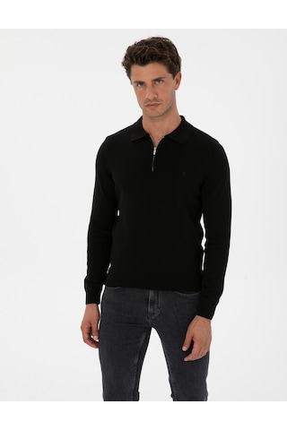 Pierre Cardin Erkek Siyah Kazak /triko 50315406-vr046 Siyah