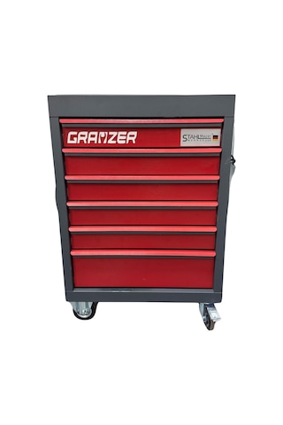 Grayzer GSTH215P 6 Çekmeceli Dolu Takım Arabası 261 Parça (Takımlar Stahlmayer)