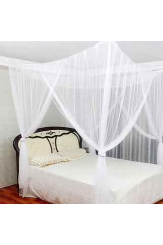 Suntek 4 Köşe Direk Yatak Kanopi Net Yatak Odası Asılı Yatak