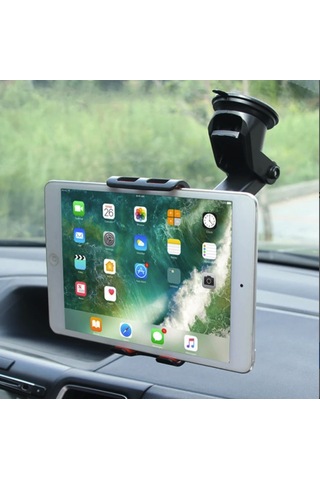 Araç İçi Vantuzlu Tablet Telefon Tutucu Ergonomik 360 Derece Tesla Model Y Uyumlu
