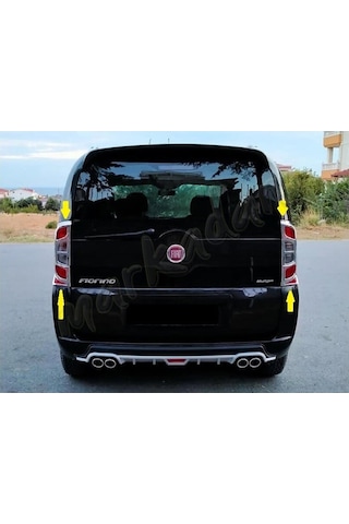 Markadan Fiat Fiorino Krom Stop Çerçevesi 2008 Sonrası 2 Parça Ab