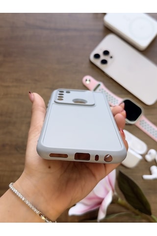 Redmi Note 8 Uyumlu Kamera Korumalı Darbeye Dayanıklı Renk Atmayan Keep Silikon Kılıf Gri