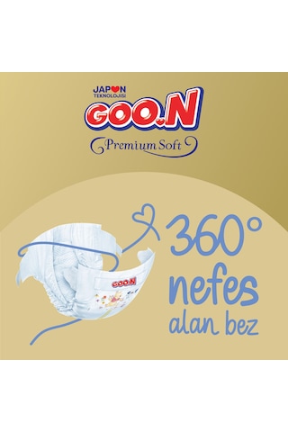 Goon Premium Soft Bebek Bezi 3 Numara Fırsat Paketi 76 Adet