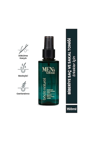Men's Garage Biberiye Saç Ve Sakal Toniği 150 ML