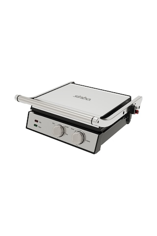 Sinbo SSM-2598 2000 W Döküm Plakalı Ayarlanabilir Isı Ve Zaman Kontrollü Izgara Ve Tost Makinesi